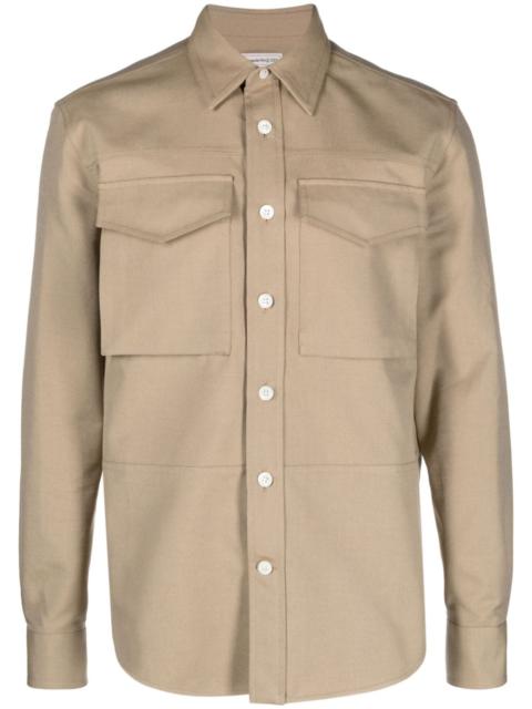 Alexander McQueen cargo-pocket cotton shirt