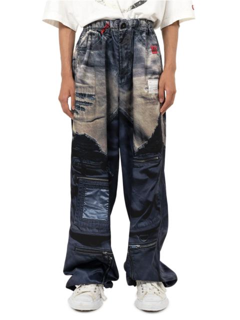 Maison MIHARAYASUHIRO "T.A.T.A x MMY" Trompe-l'oeil Archive Printed Pants