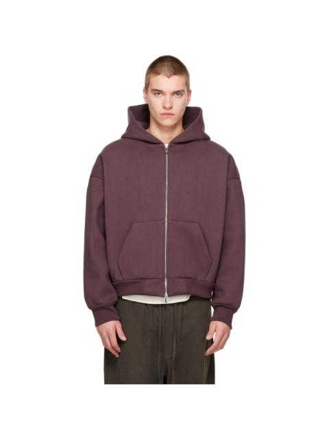 Seventh Burgundy V2 Zip Hoodie
