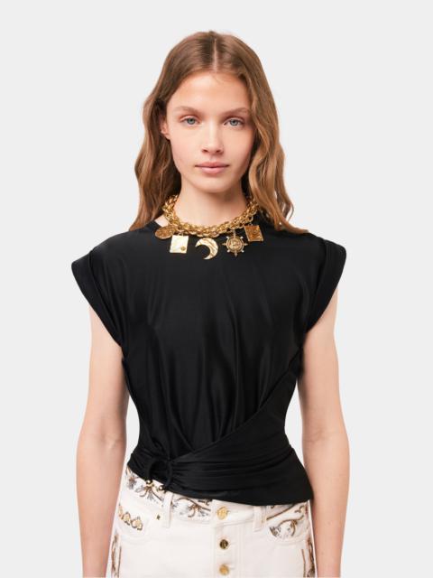 Paco Rabanne BLACK TOP WITH SIGNATURE PIERCING