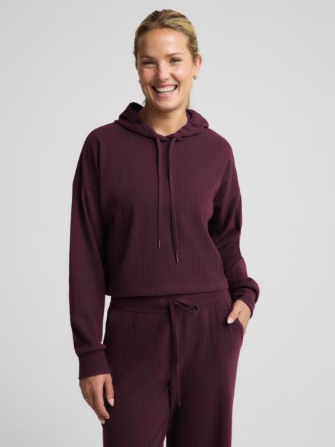 BEYOND YOGA Breathe Easy Ribbed Hoodie