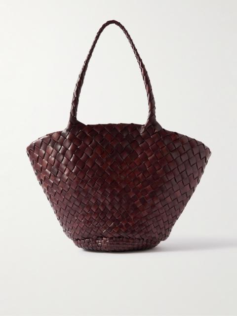 DRAGON DIFFUSION Egola Woven Leather Tote
