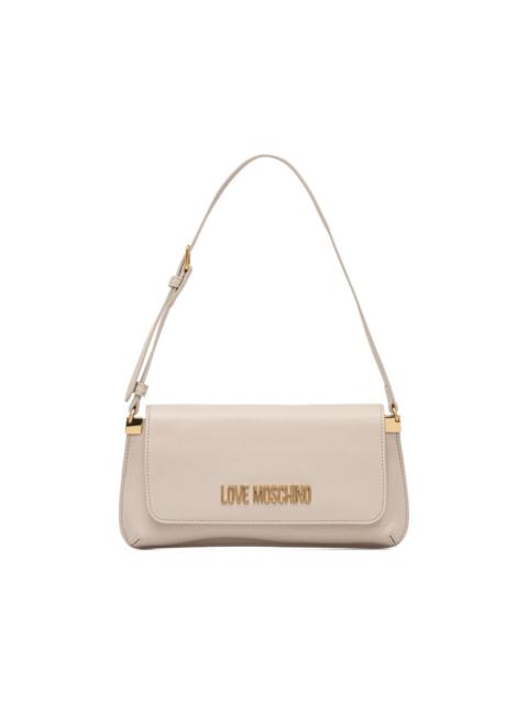Moschino logo-plaque shoulder bag