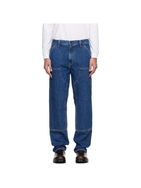 Carhartt Blue Double Knee Jeans