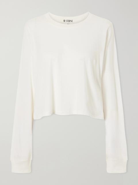 ÉTERNE Cotton And Modal-blend Jersey T-shirt