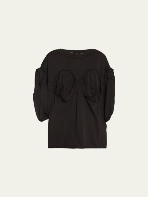 Marc Jacobs Jersey Twisted Cup Top