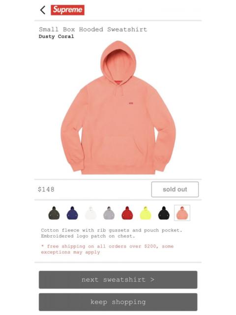 Supreme Small Box Hooded Sweatshirt | snkrvibes | REVERSIBLE