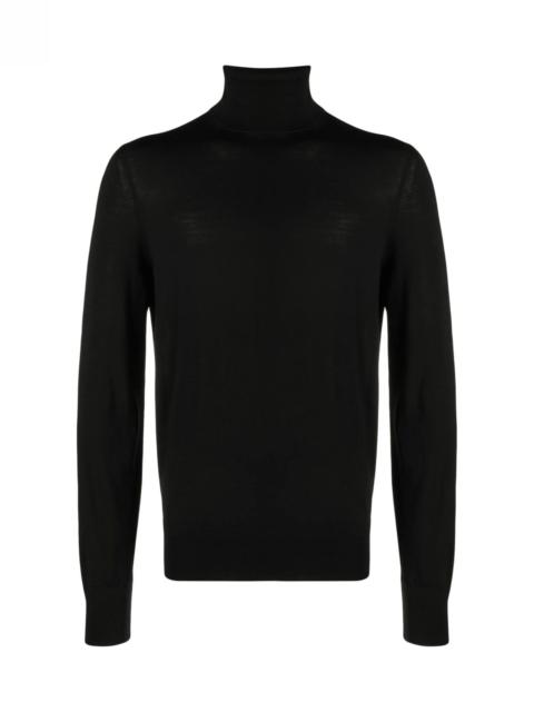 ROLL-NECK WOOL JUMPER