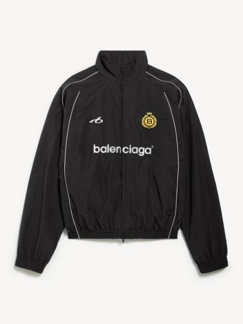 BALENCIAGA Men's Soccer Tracksuit Jacket in Black
