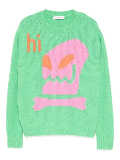 Walter Van Beirendonck alien-intarsia jumper