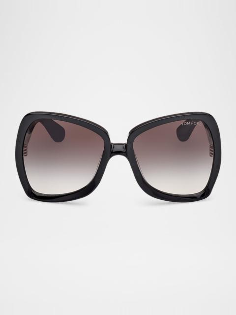 TOM FORD Jerry Butterfly Acetate Sunglasses