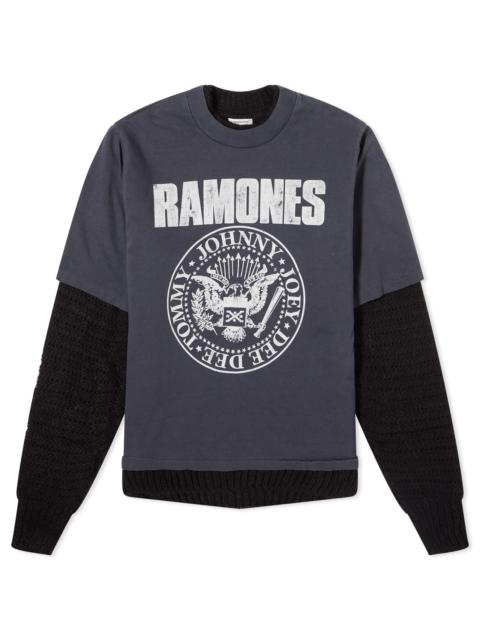UNDERCOVER Undercover Ramones Reversible Sweater