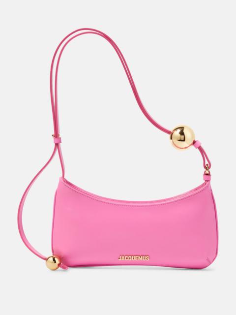 JACQUEMUS Le Bisou Perle leather shoulder bag