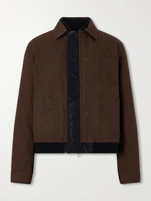 sacai Reversible Nylon Bomber Jacket