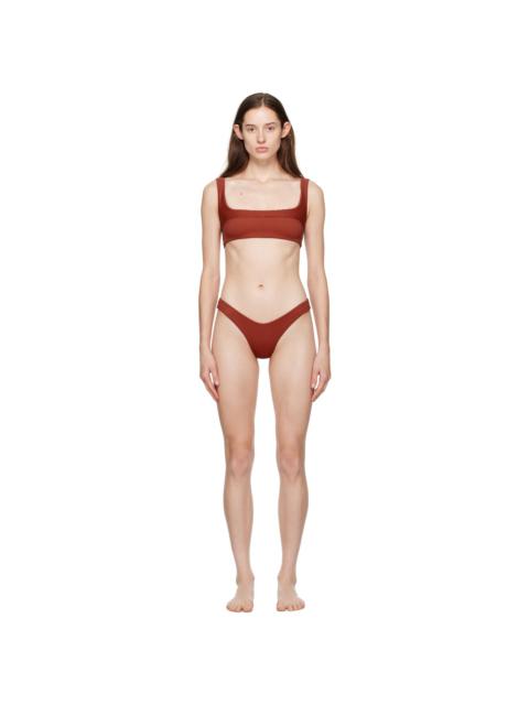 HAIGHT Burgundy Gabi & Leila Bikini