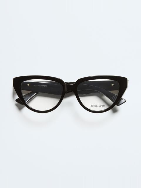 Bottega Veneta BV1503O Classic Cat Eye Eyeglasses