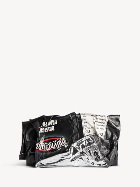 BALENCIAGA Chips Clutch Wallet in Black