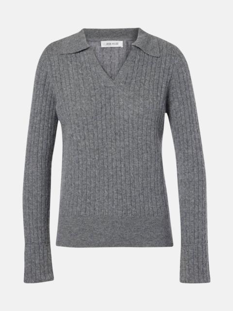 AYA MUSE Gaia cashmere polo sweater