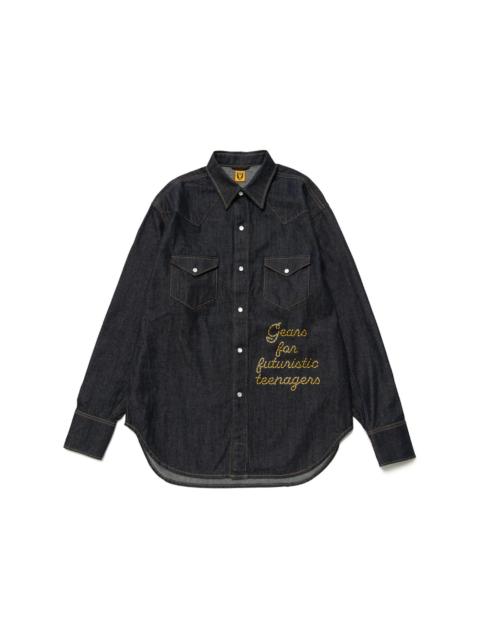 Human Made Human Made Denim Western Shirt Black Indigo
