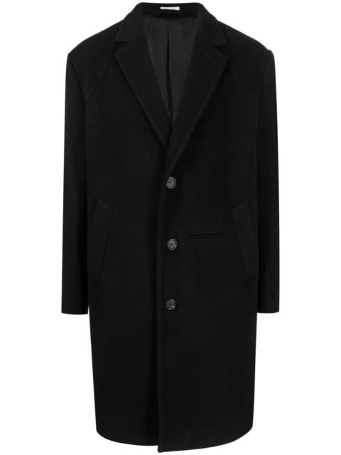 Alexander McQueen raglan sleeves wool-blend coat