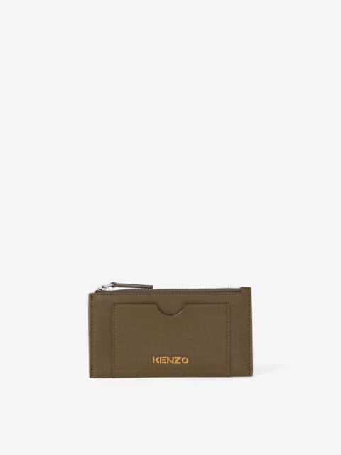 KENZO KENZO Cadet zipped leather card holder