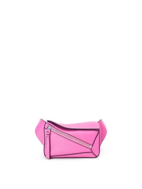 Loewe Mini Puzzle bumbag in classic calfskin