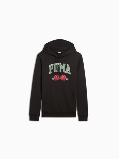 PUMA Faux Embroidered Floral Women's Hoodie