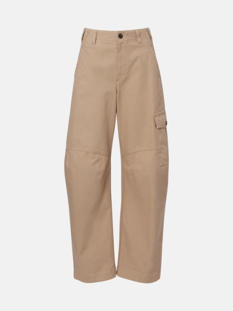 Brunello Cucinelli Cotton barrel-leg pants