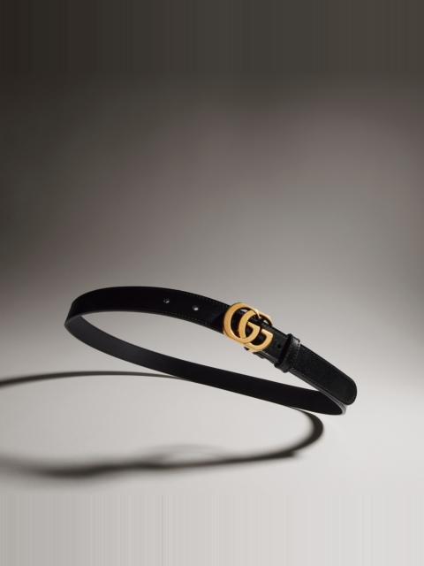 GUCCI Cut GG Marmont thin belt