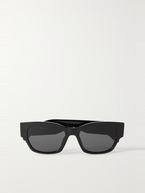 Square-frame acetate sunglasses