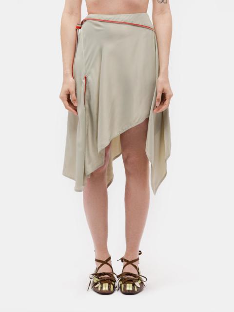 Sonia Drape Skirt in Grey