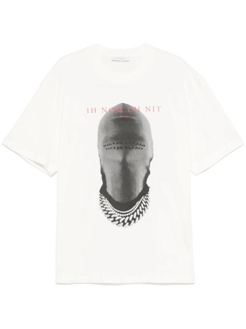 ih nom uh nit Mask-print T-shirt