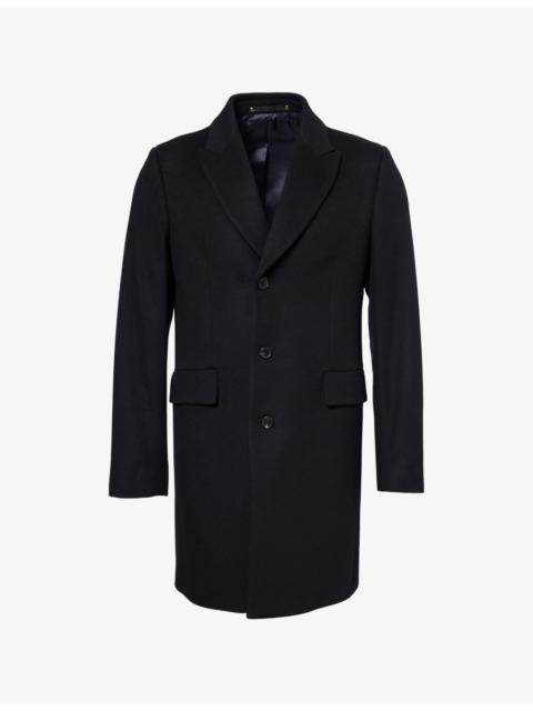Paul Smith Regular-Fit Peak-Lapels Wool And Cashmere Coat