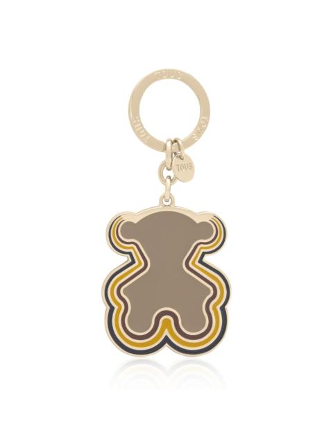TOUS Taupe- and gold-colored Key ring Bear Waves