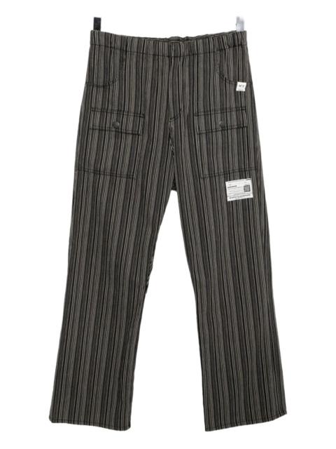 Maison MIHARAYASUHIRO logo-patched straight-leg pants