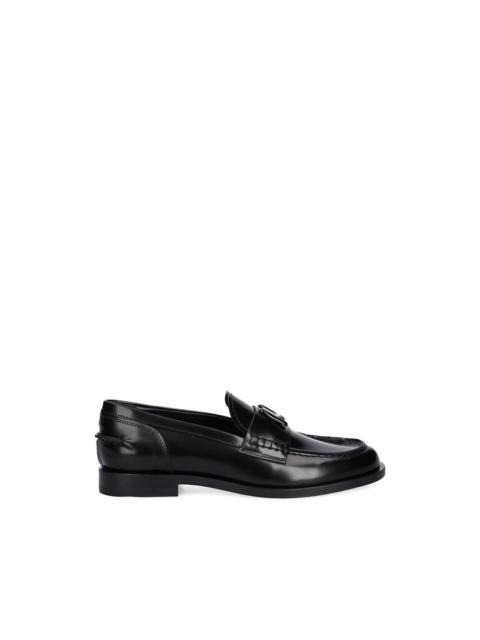 MSGM letter-appliqué loafers