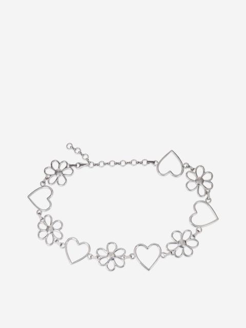 The Kooples SILVER CHAIN BELT