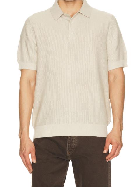 Vince Geo Jacquard Short Sleeve Polo