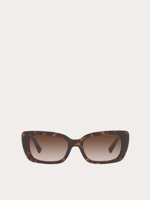 Valentino RECTANGULAR ACETATE FRAME ROMAN STUD