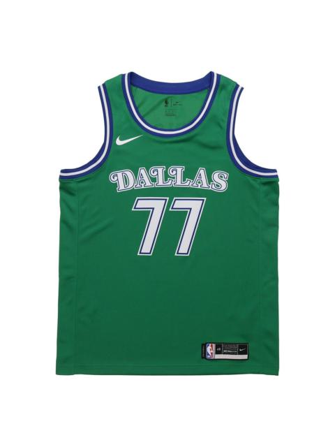 Nike Nike NBA SW20 Dallas Mavericks 77 Luka Doncic Classic Edition Swingman Jersey Green CN1021-320