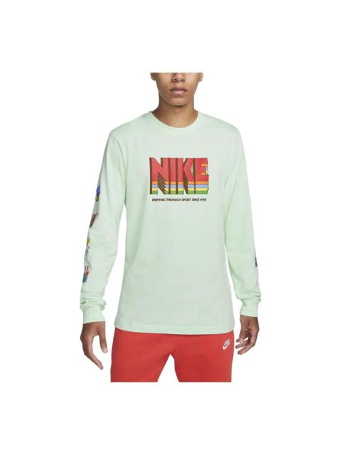 Nike Nike Sportswear Long-Sleeve T-Shirt 'Olive' DX1051-379