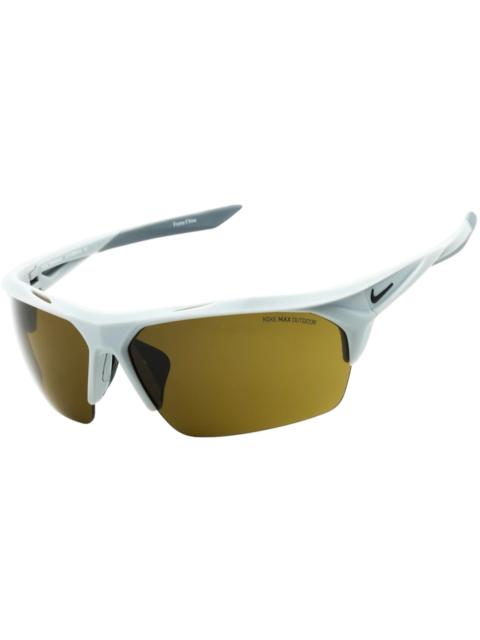 Nike Terminus E Sport Wraparound Sunglasses Matte Wolf Grey Terrain Tin (TERMINUS-E-EV1069-013-76)