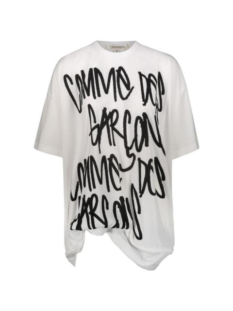Comme Des Garçons COMME DES GARÇONS LOGO PRINT T-SHIRT CLOTHING