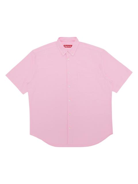 Supreme Supreme Loose Fit Short-Sleeve Oxford Shirt 'Pink'