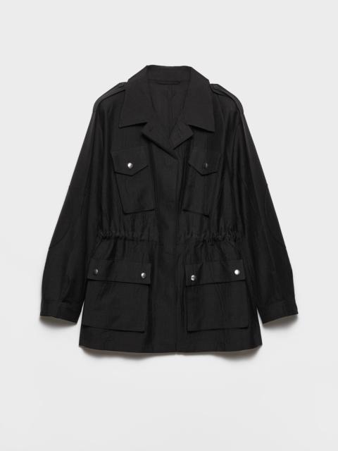 Prada Garment-dyed kid mohair jacket