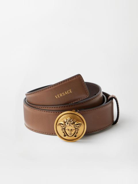 VERSACE Leather Belt 3.5 cm