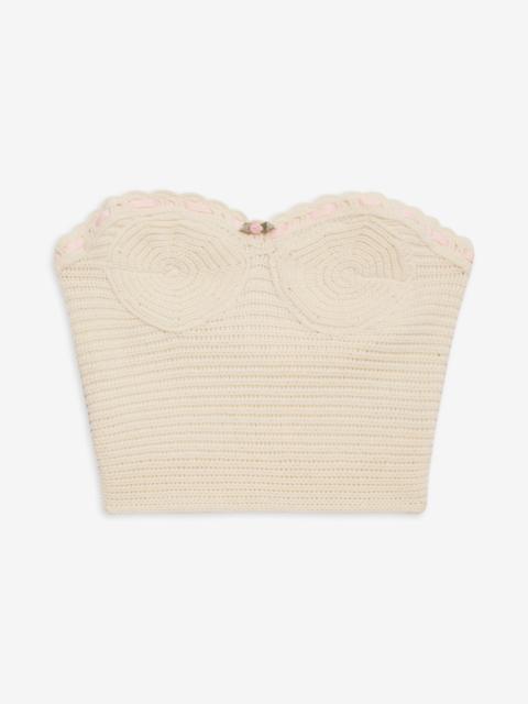 For Love & Lemons Kelsey Crochet Top