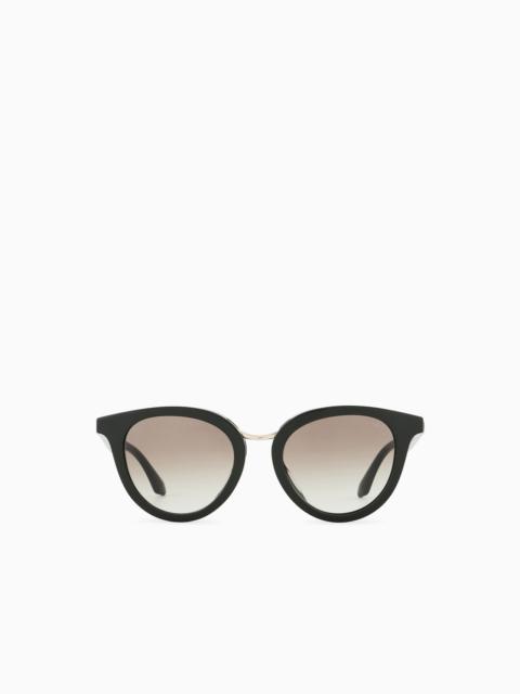 GIORGIO ARMANI WOMEN’S ROUND SUNGLASSES