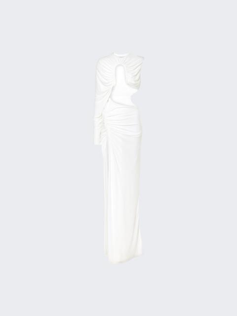 CHRISTOPHER ESBER Chicane One Sleeve Dress White