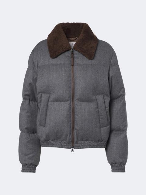 Brunello Cucinelli Monili virgin wool down jacket